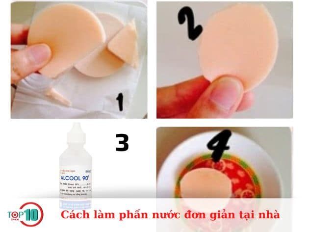 Hướng dẫn làm phấn nước đơn giản tại nhà