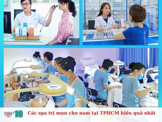 Các spa trị mụn cho nam hiệu quả tại TPHCM