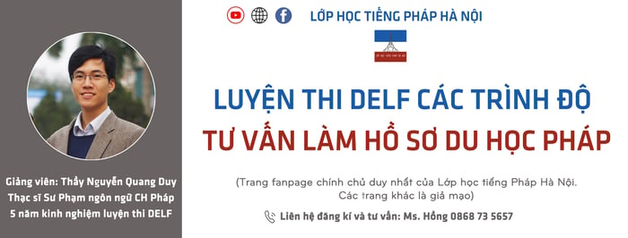 Lớp học tiếng Pháp tại Hà Nội - Hình 1