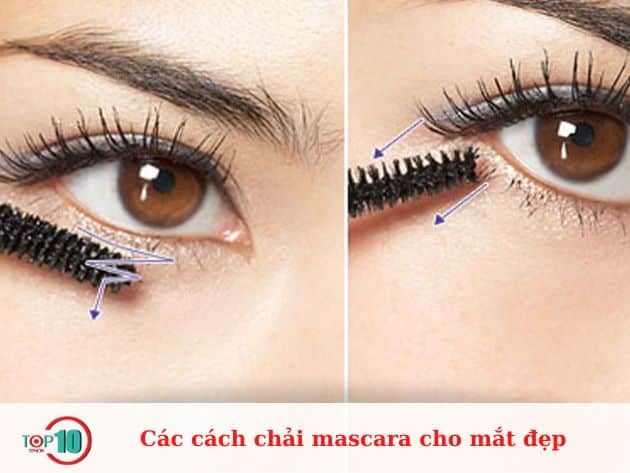 Các phương pháp chải mascara để có đôi mắt đẹp