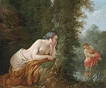 Tiếng Vọng và Narcissus, tác phẩm của Louis-Jean-François Lagrenée