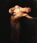 Narcissus do Gyula Benczúr vẽ, năm 1881