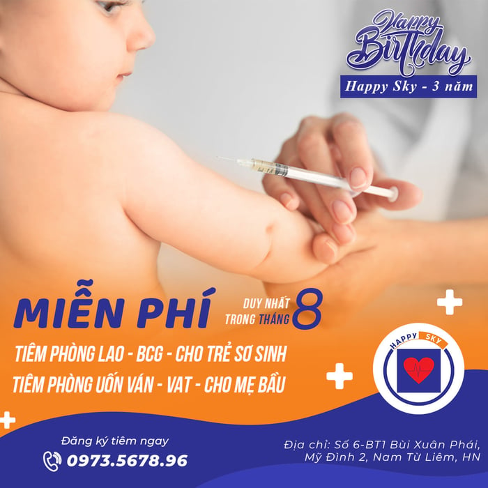 Dịch vụ Tiêm chủng Happy Sky hình ảnh 2