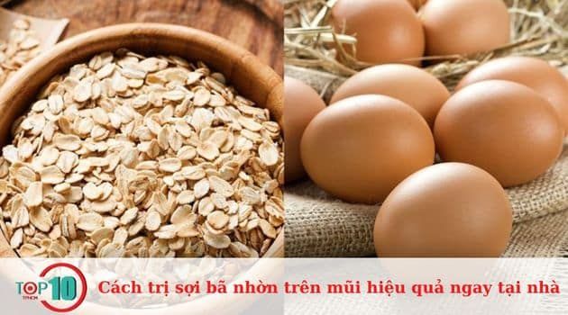 Sử dụng yến mạch kết hợp với trứng gà