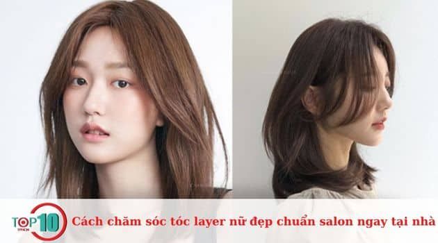 Hướng dẫn chăm sóc tóc layer nữ để có vẻ đẹp salon ngay tại nhà