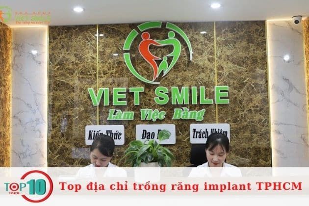 Địa chỉ trồng răng implant tại TPHCM| Nguồn: Nha khoa Viet Smile