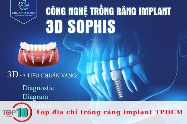 Trồng răng implant tại Sài Gòn | Nguồn: Nha Khoa Flora (Flora Clinic)