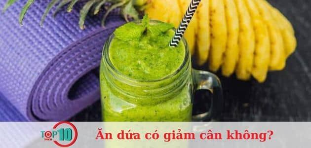 Giảm cân với cần tây và dứa