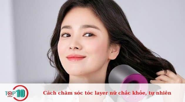 Cách sấy tóc hiệu quả