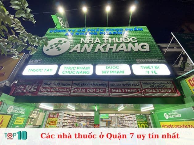 Những nhà thuốc đáng tin cậy tại Quận 7