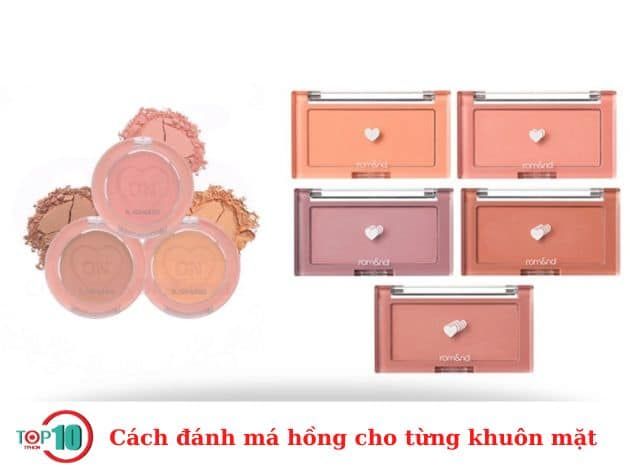 Hướng dẫn cách đánh phấn má hồng cho từng loại khuôn mặt