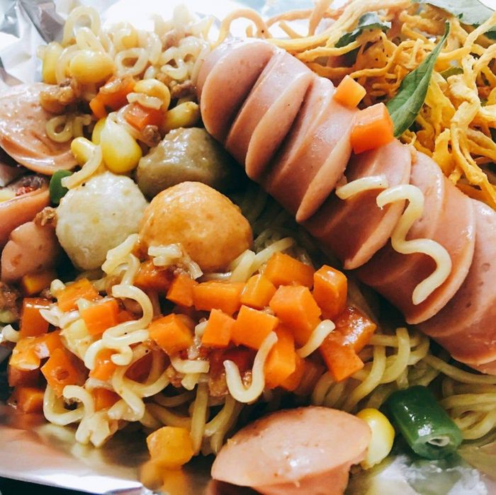 Mì trộn indomie 158 ảnh 1