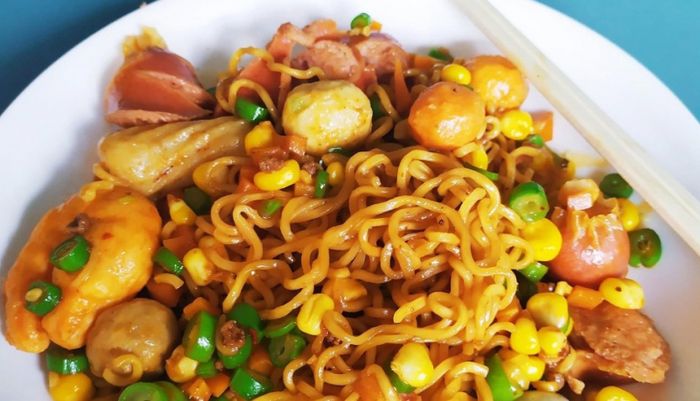 Mì trộn indomie 158 ảnh 2