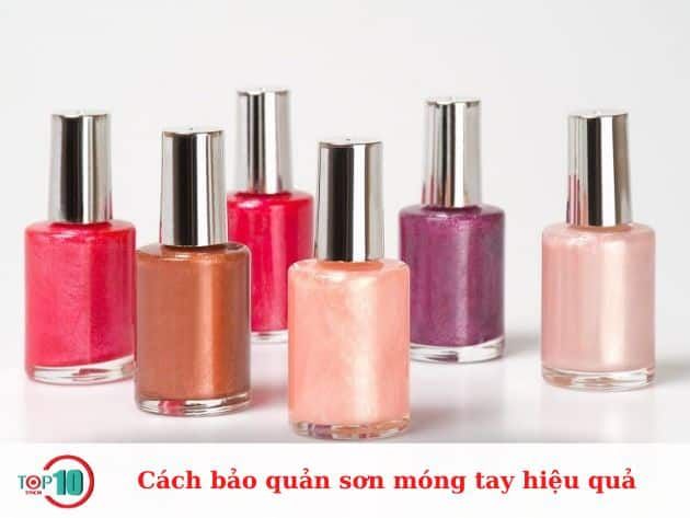 Phương pháp bảo quản sơn móng tay hiệu quả