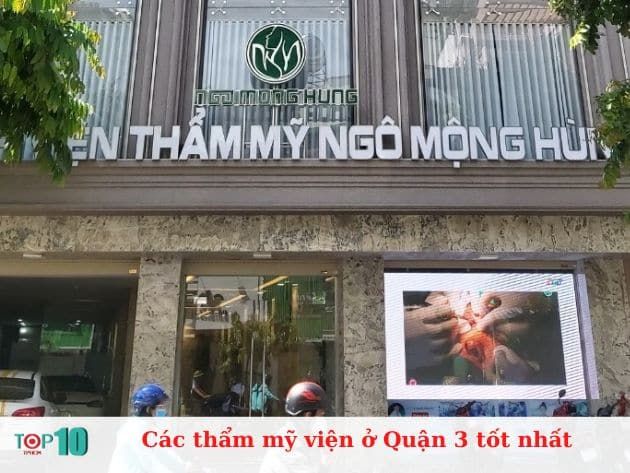 Các thẩm mỹ viện hàng đầu tại Quận 3