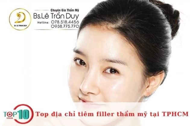 Thẩm mỹ viện tiêm filler uy tín tại TP.HCM| Nguồn: Thẩm mỹ Dr. Lê Trần Duy