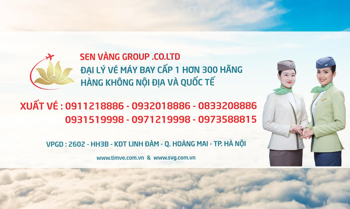 Đại lý vé máy bay Bông Sen Vàng - Hình ảnh 3