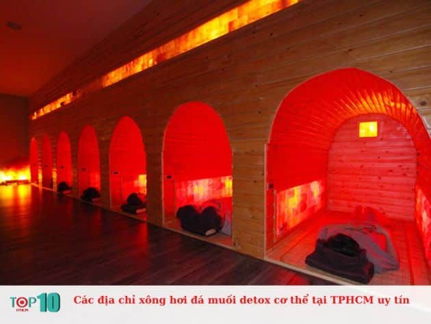 Danh sách các địa chỉ xông hơi đá muối detox cơ thể uy tín tại TP.HCM