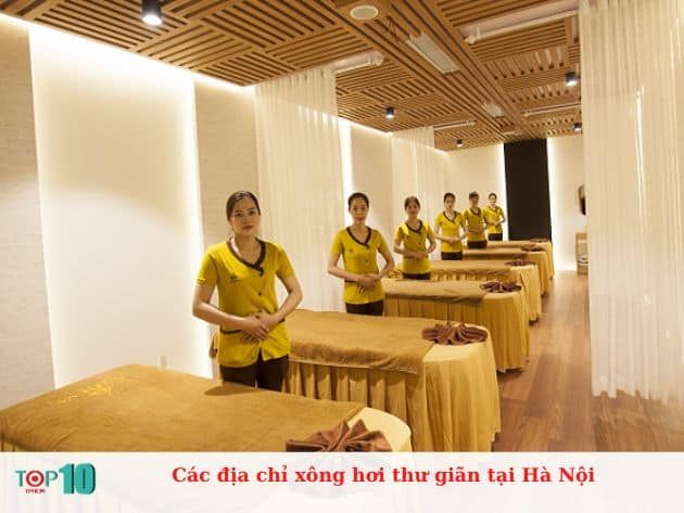 Các địa chỉ xông hơi thư giãn tại Hà Nội