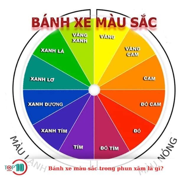 Bánh xe màu sắc