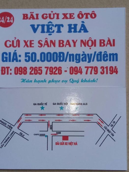 Bãi đỗ xe ô tô Việt Hà hình 2