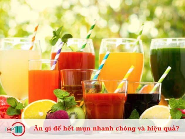 Nên ăn gì để hết mụn nhanh chóng và hiệu quả?