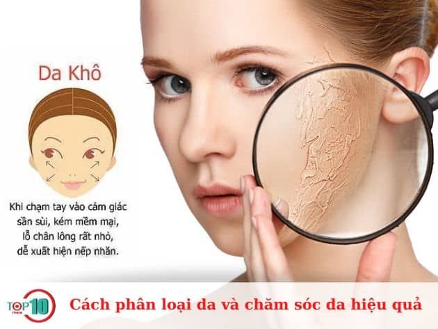 Cách phân loại và chăm sóc da hiệu quả