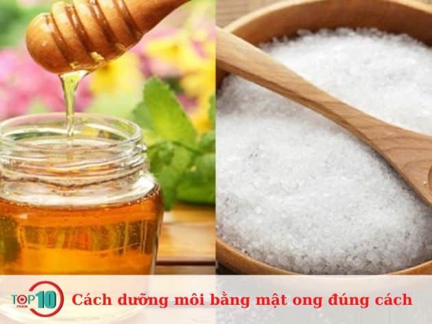 Phương pháp dưỡng môi với mật ong hiệu quả