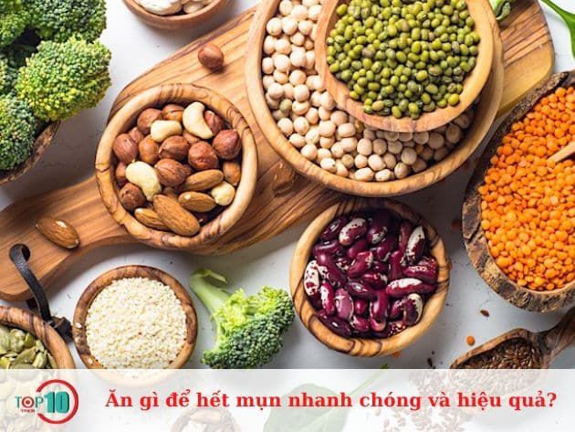 Nên ăn gì để hết mụn nhanh chóng và hiệu quả?