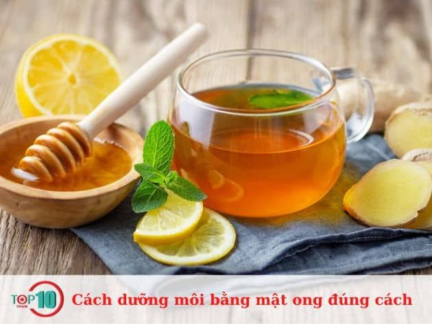 Phương pháp dưỡng môi với mật ong chuẩn xác