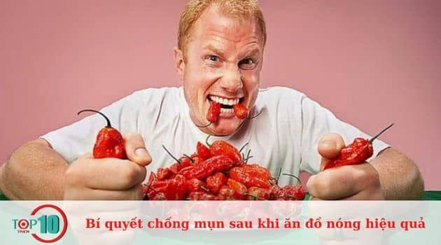 Những lưu ý khi áp dụng các bí quyết để chống mụn sau khi ăn đồ cay nóng