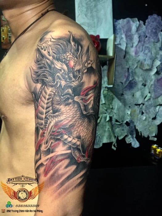 Hình ảnh minh họa Hoàng Rùa Tattoo 2