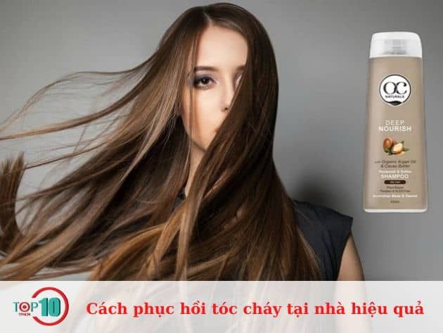 Các phương pháp phục hồi tóc cháy hiệu quả tại nhà