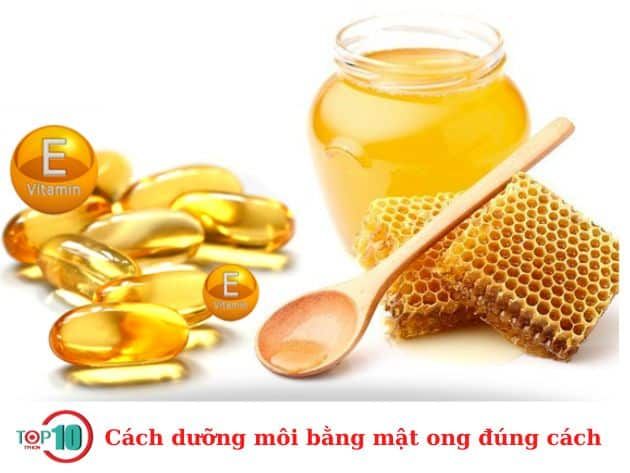 Phương pháp dưỡng môi với mật ong chính xác