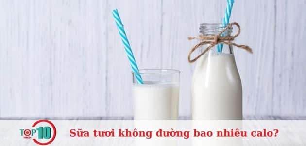 Giá trị dinh dưỡng trong 100ml sữa không đường