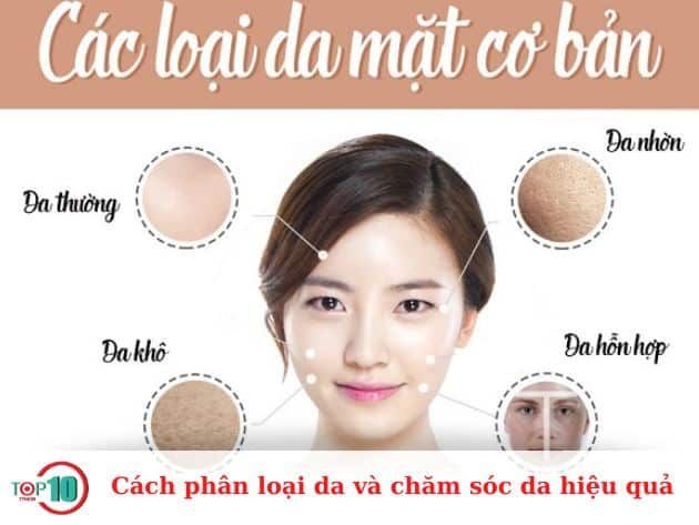 Cách phân loại và dưỡng da hiệu quả