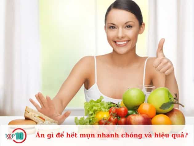 Thực đơn nào giúp da hết mụn nhanh chóng và hiệu quả?