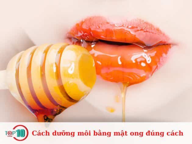 Phương pháp dưỡng môi với mật ong hiệu quả