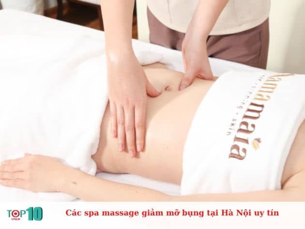 Các spa massage giảm mỡ bụng uy tín tại Hà Nội