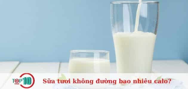 Sữa tươi không đường chứa nhiều dưỡng chất