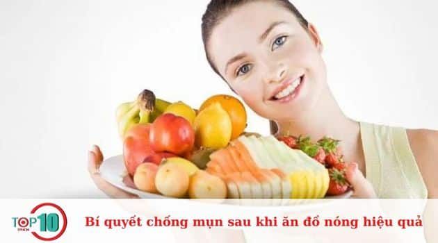 Bổ sung trái cây và rau củ trong và sau bữa ăn