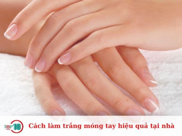 Các phương pháp làm trắng móng tay tại nhà hiệu quả