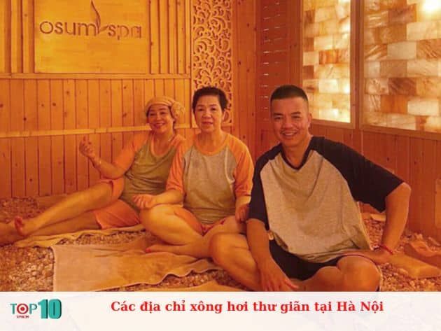 Các địa chỉ xông hơi thư giãn tại Hà Nội