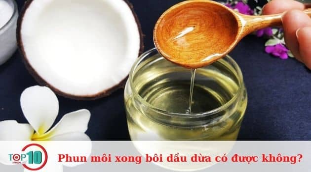 Sử dụng dầu dừa nguyên chất