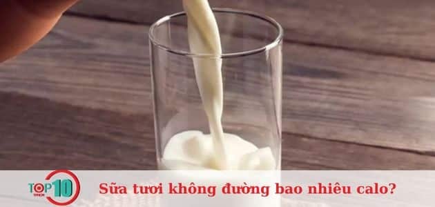 uống sữa không đường có tăng cân không