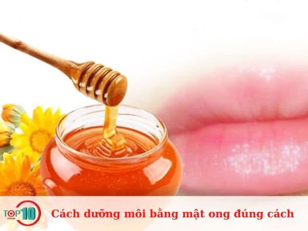 Phương pháp dưỡng môi với mật ong đúng cách