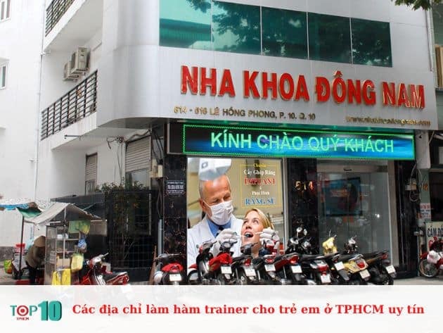 Các địa chỉ uy tín làm hàm trainer cho trẻ em ở TPHCM