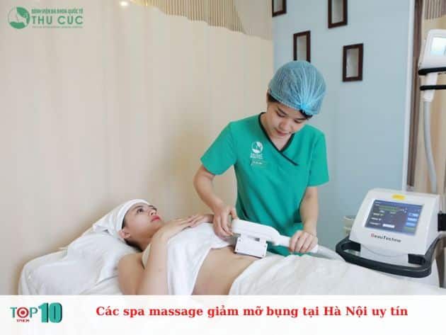 Các spa massage giảm mỡ bụng uy tín tại Hà Nội