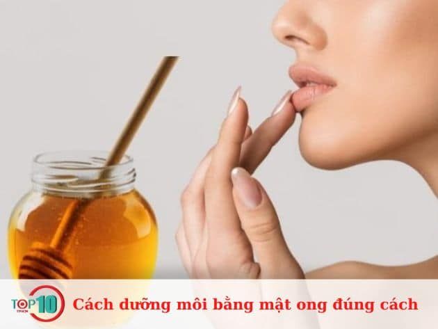 Phương pháp dưỡng môi với mật ong hiệu quả