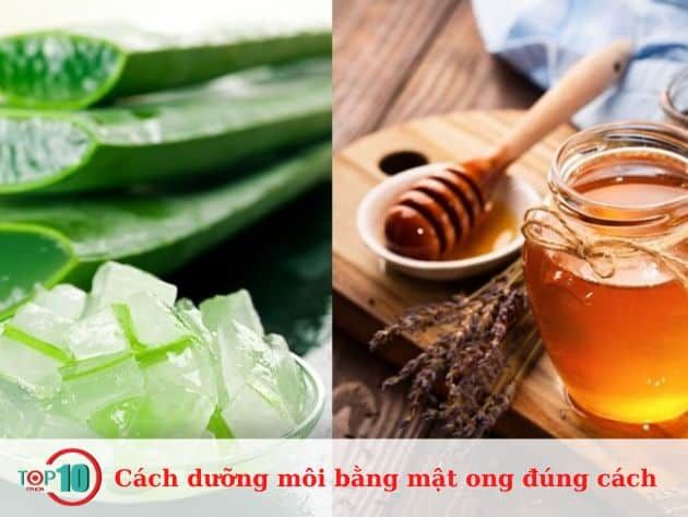 Phương pháp dưỡng môi với mật ong chuẩn xác